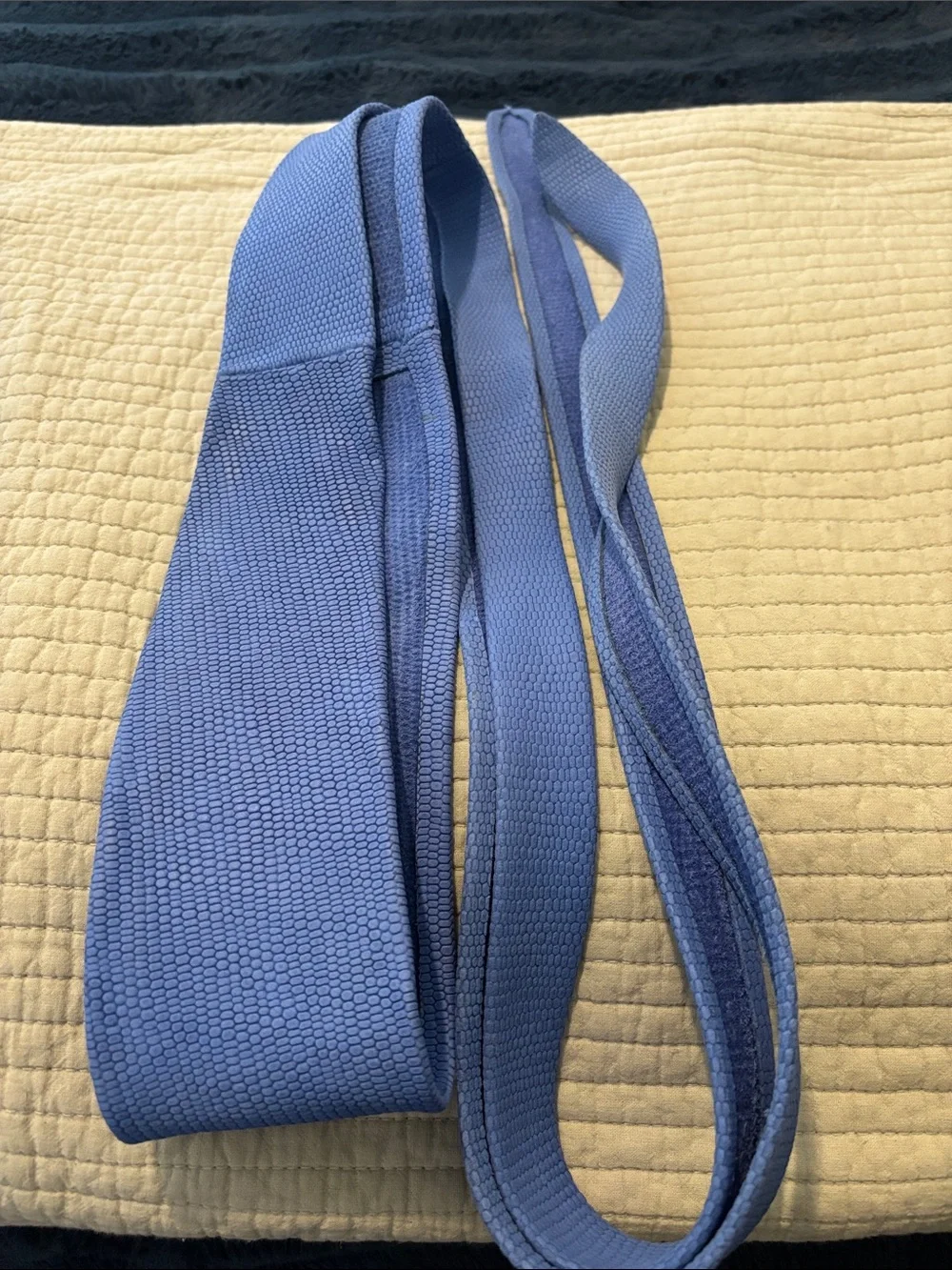 Ada Wide Stretch Waist Belt in Blue